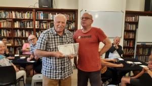 New Year Matchpoint Series Winner Tony Ruello (with Paul Roach)